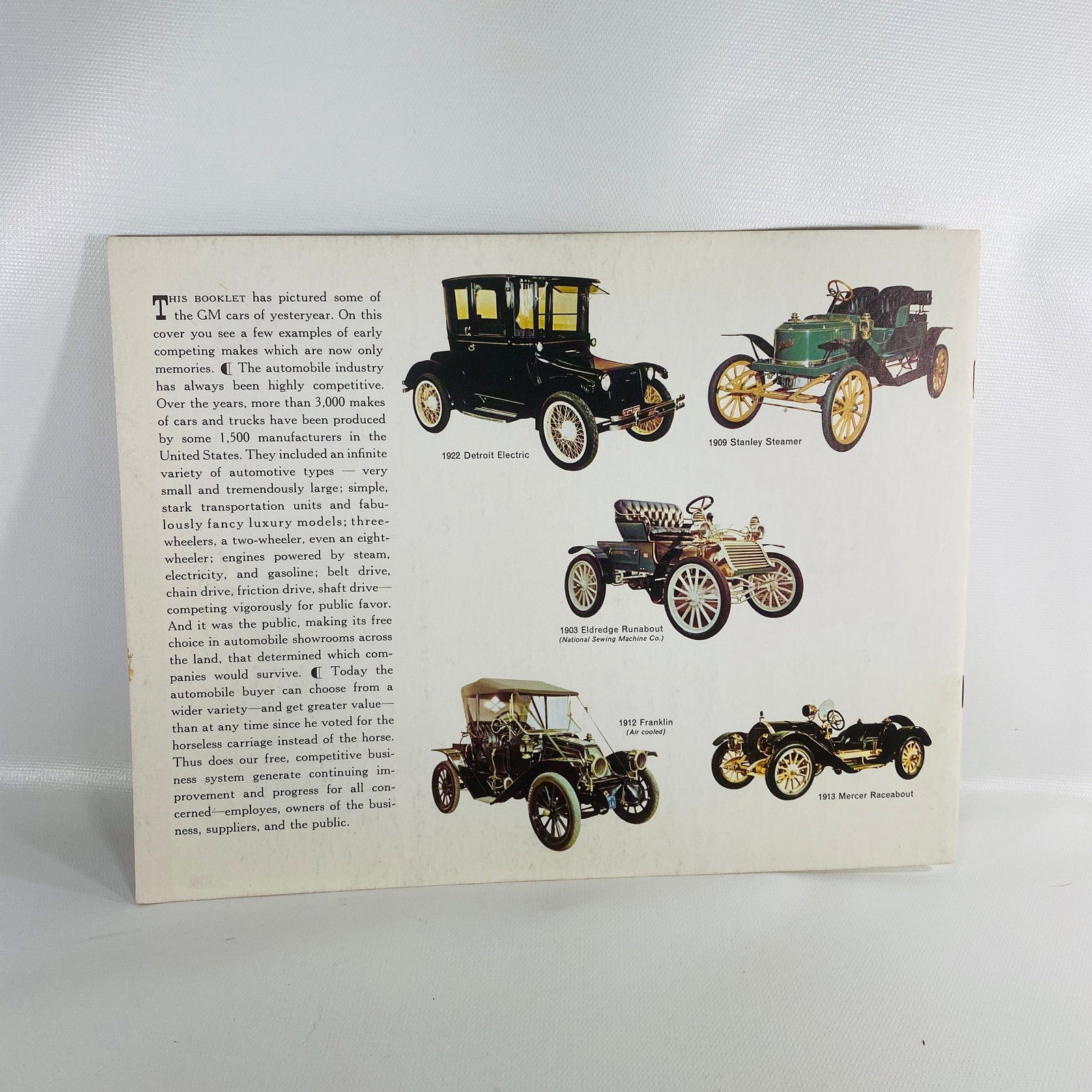 Famous GM Cars A General Motors Family Album 1962