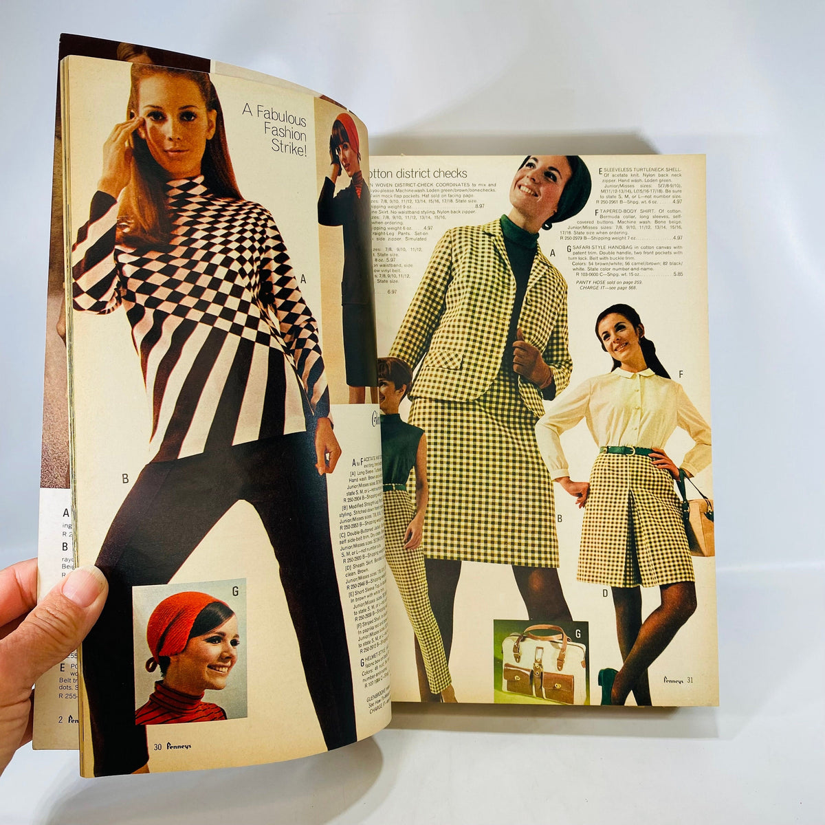 Penneys Catalogue Fall & Winter 1968 Vnt Advertising Mid Mod Clothes