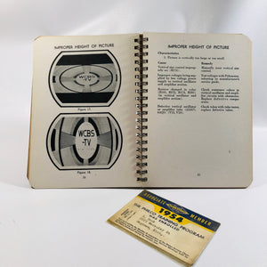 Sylvania Electric Products Servicing TV Receivers Manual 1950 First Edition First Printing