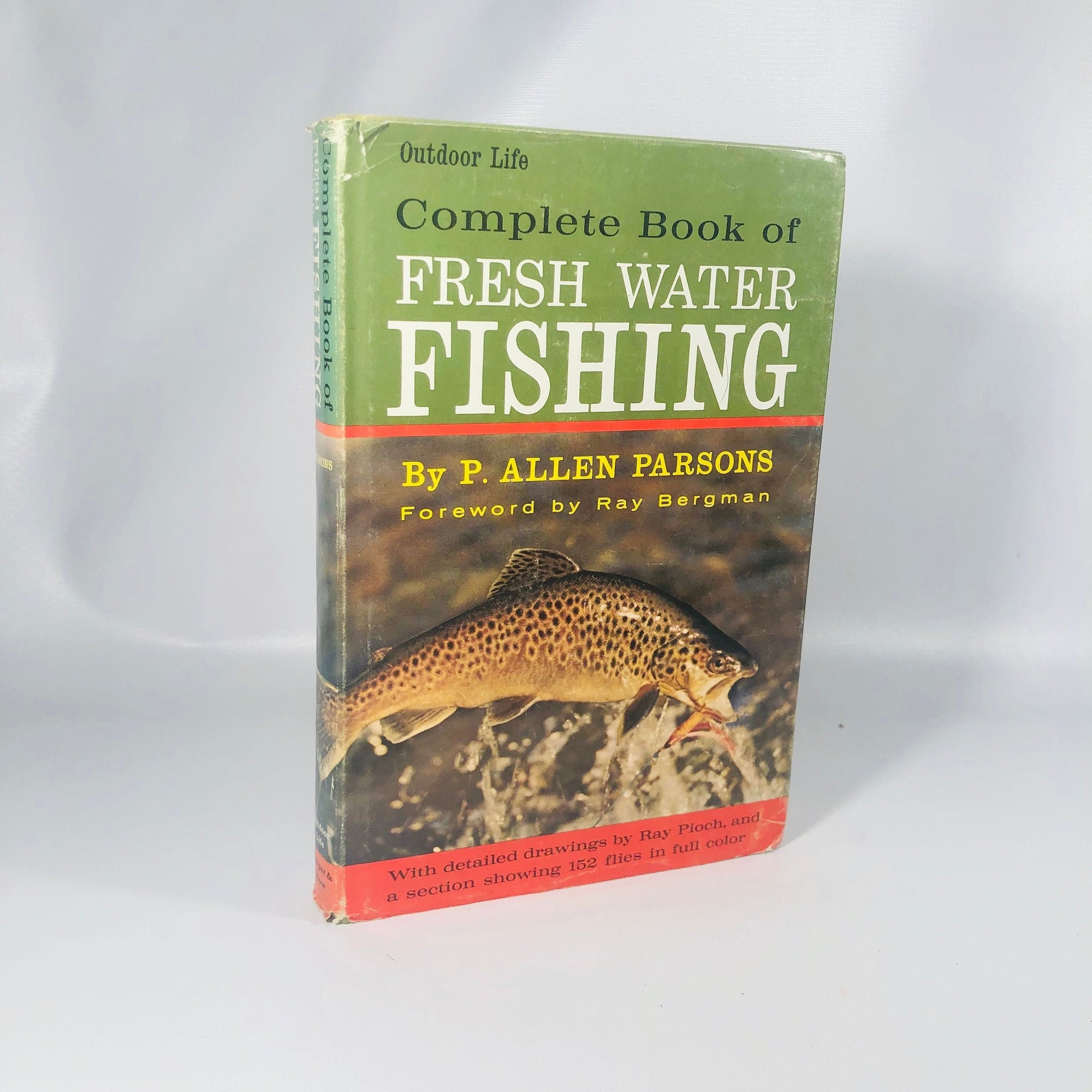 Complete Book of Fresh Water Fishing Outdoor Life by P. Allen Parsons 1963 A Vintage Fishing Book Vintage Book
