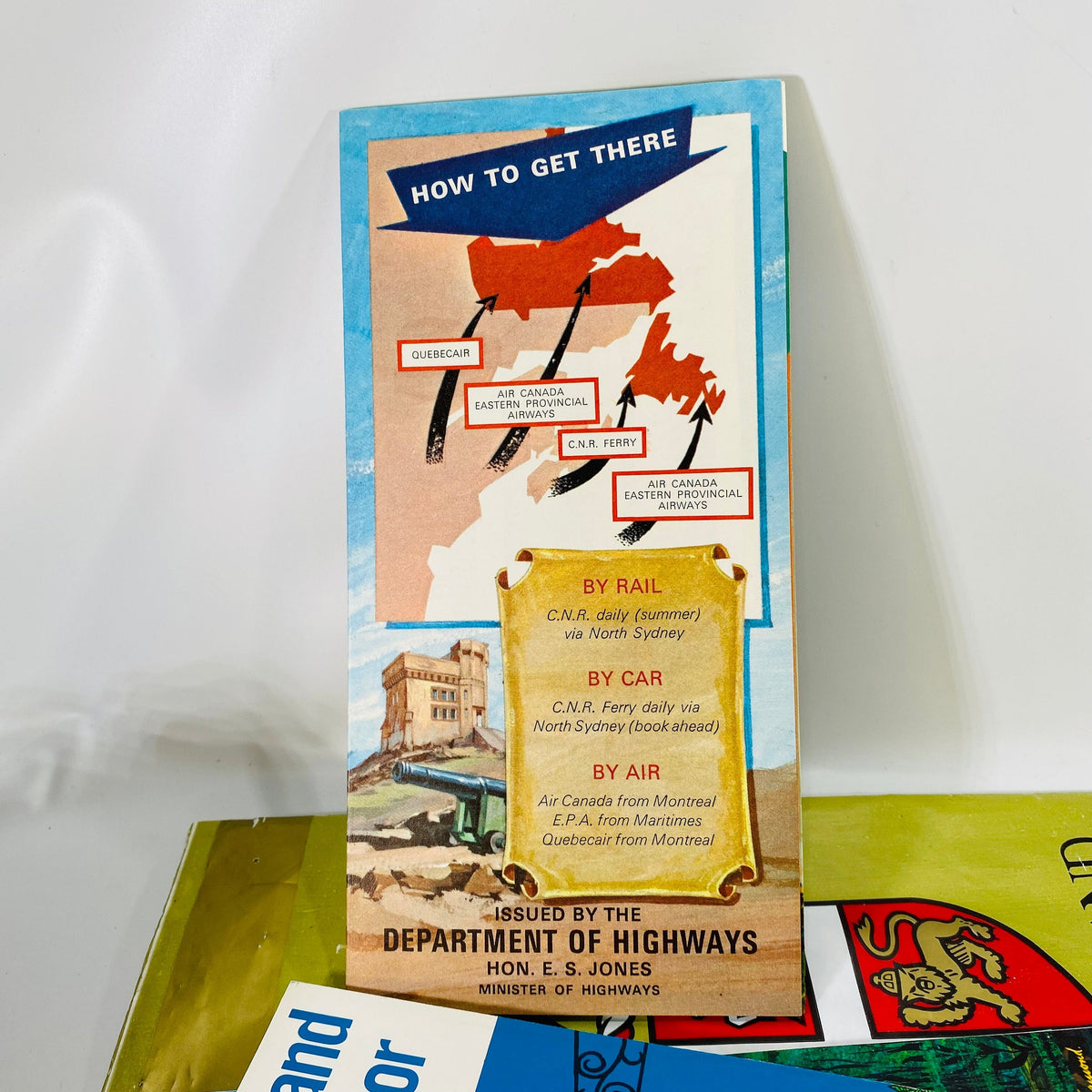 Vintage Newfoundland and Labrador Canada Vacation Planning Pack from 1966-67 Maps & Fishing Guides Vintage Book