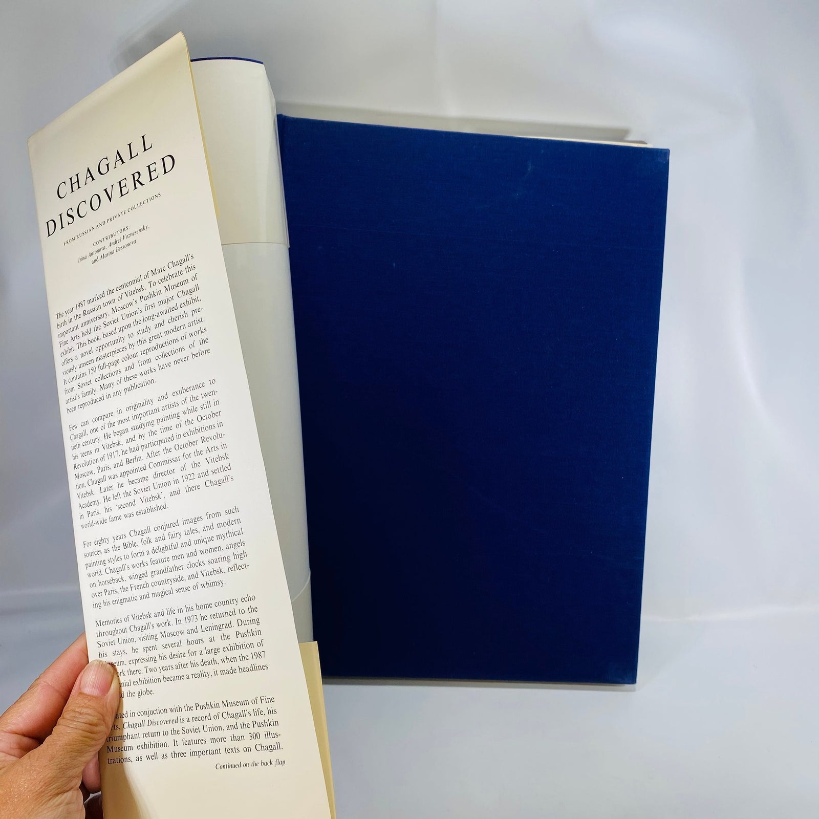 Chagall Discovered From Russia & Private Collections Large Coffee Table Book 1988