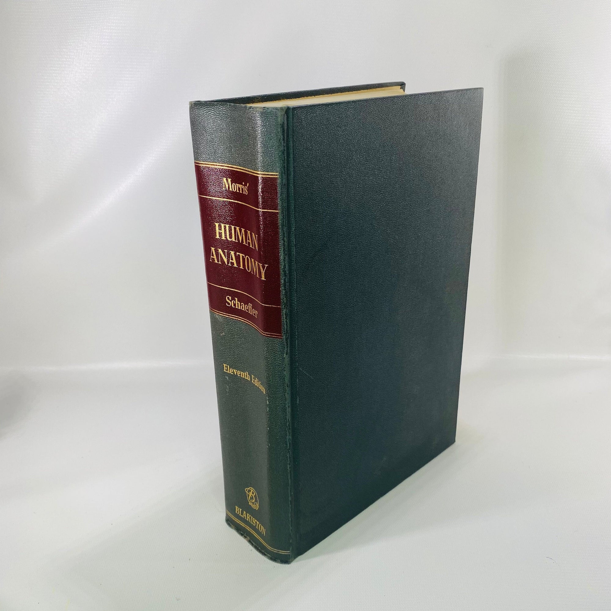 Morris The Human Anatomy A Complete Systematic Treatise edited by J. Parsons Schaeffer 1953 Blackstone Company Vintage Book