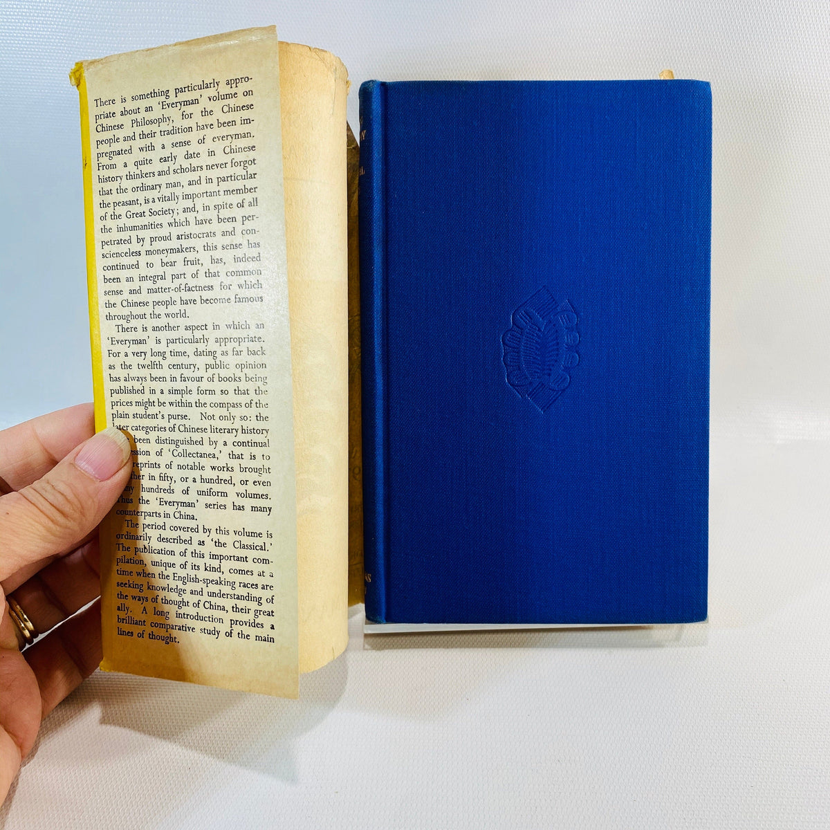 Chinese Philosophy in Classical Times by E.R. Hughes Everyman's Library 1950 Vintage Book