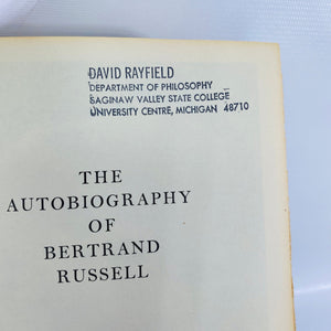 The Autobiography of Bertrand Russell 1956 Vintage Book