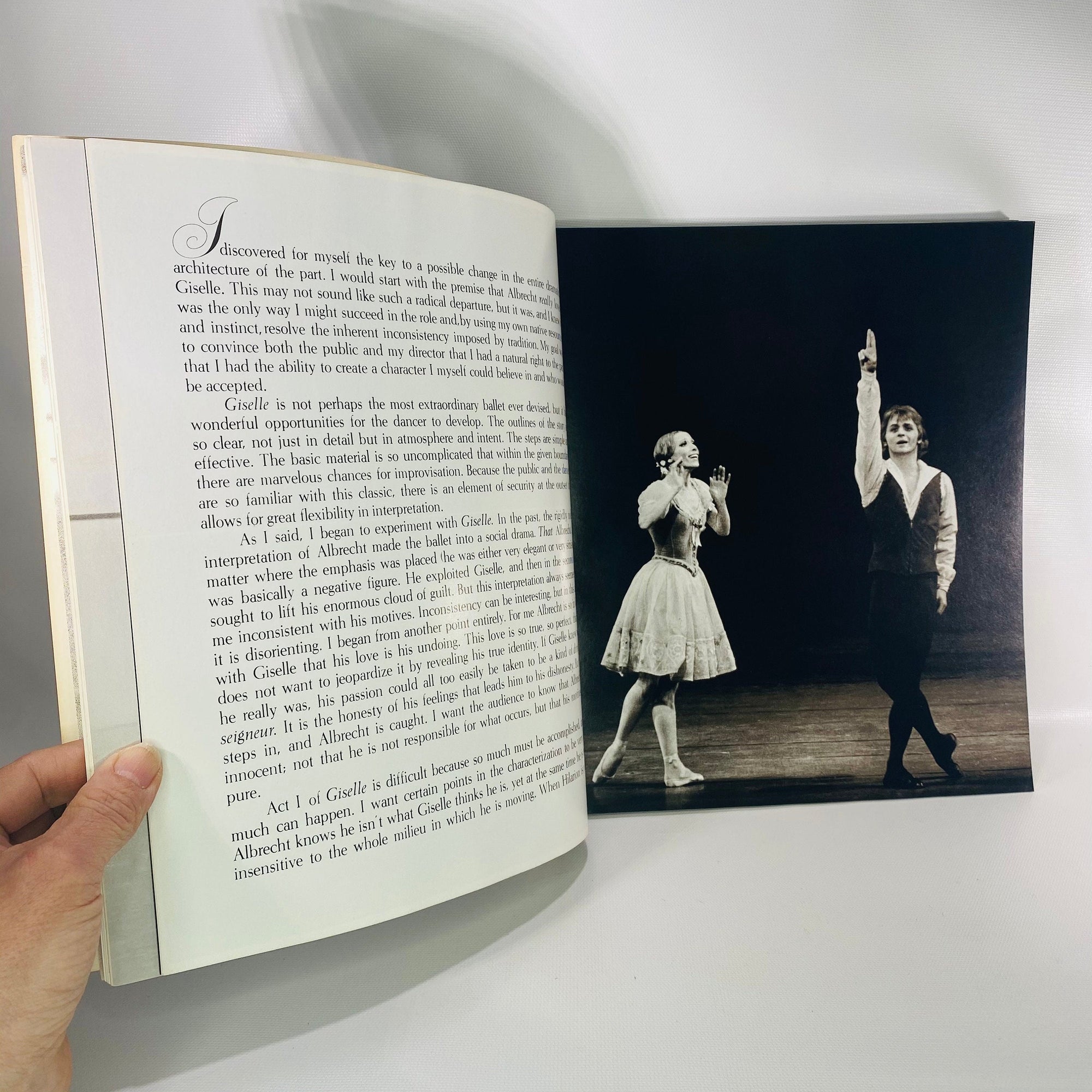 Baryshnikov at Work by Mikhail Baryshnikov 1976 Alfred A. Knopf Vintage Book