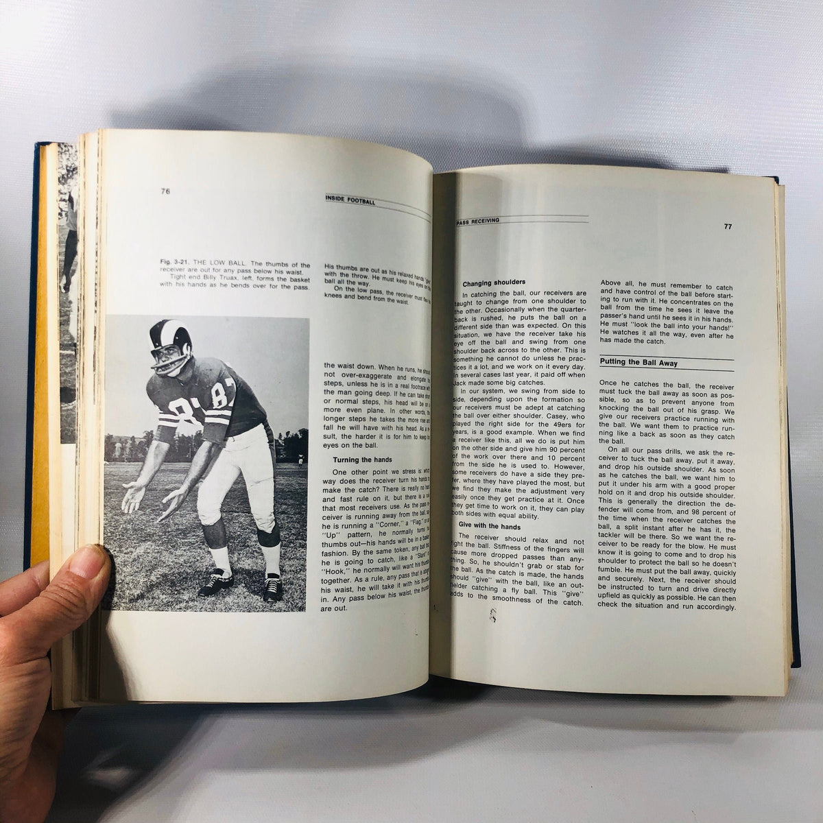 Inside Football Fundamentals Strategy and Tactics for Winning by George Allen with Don Weiskopf 1970 Vintage Book