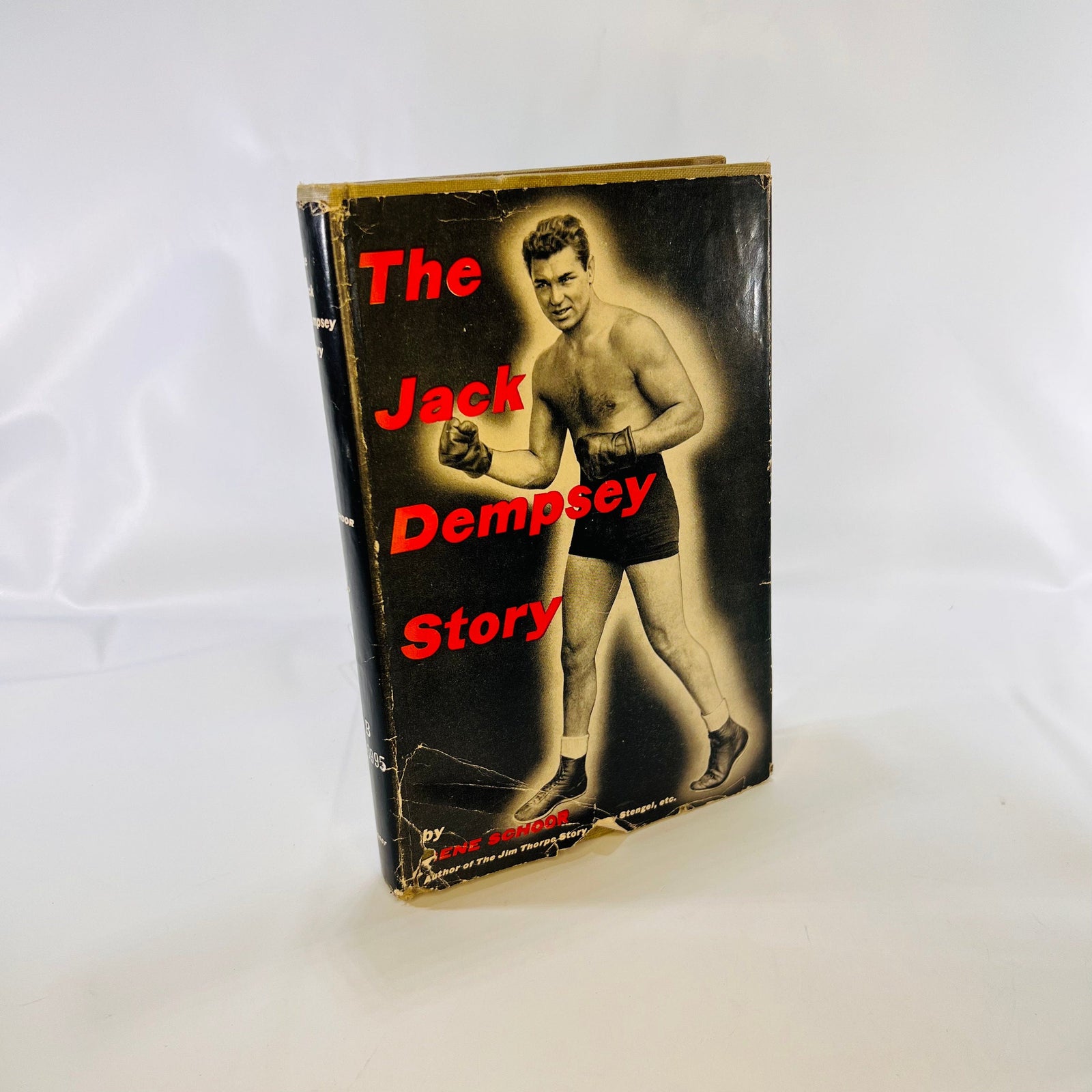 The Jack Dempsey Story by Gene Schoor 1954 Julian Messner,Inc Vintage Book