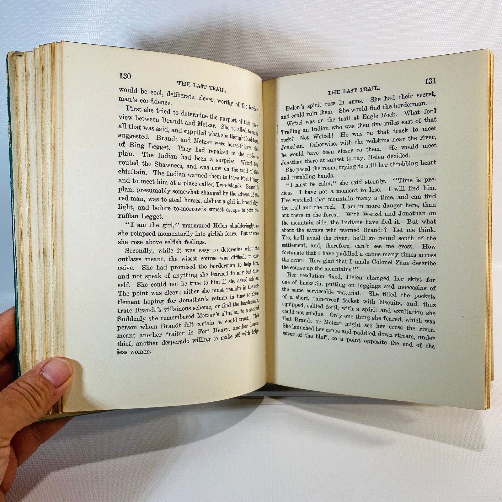 The Last Trail by Zane Grey 1909 w/ Original Dust Jacket First Edition Vintage Book