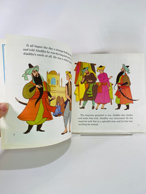 Disneyland  Record and Book Aladdin & his Lamp 1971 Walt Disney Productions USA