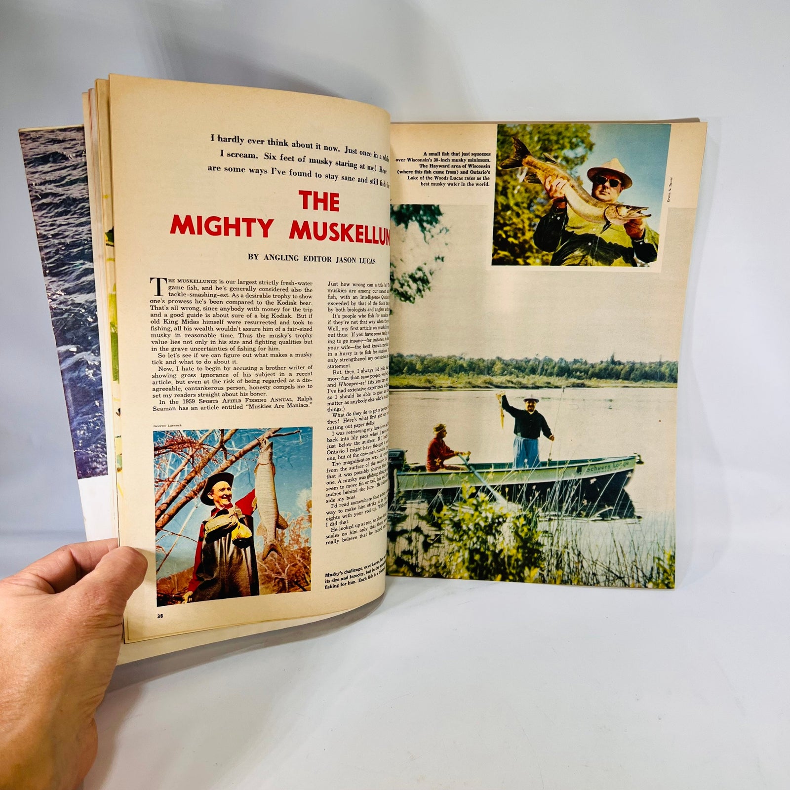 Sports Afield Vintage Outdoor Magazine June 1959 Vol 141  No. 6 The Hearst Corp.