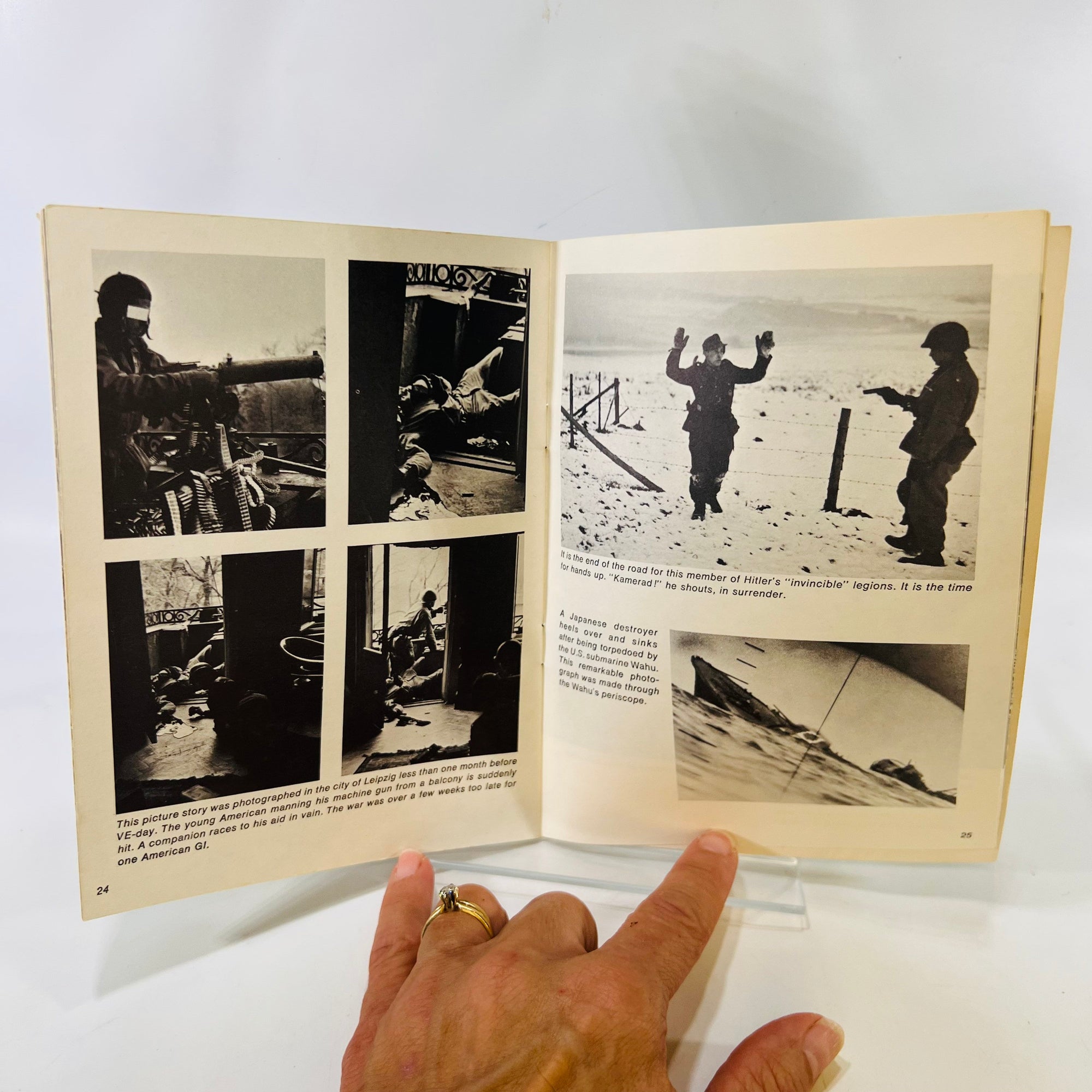 Great Photographs of World War Two by the Editors of Readers Digest 1964 Forty Photos of WW2 Vintage News Photos