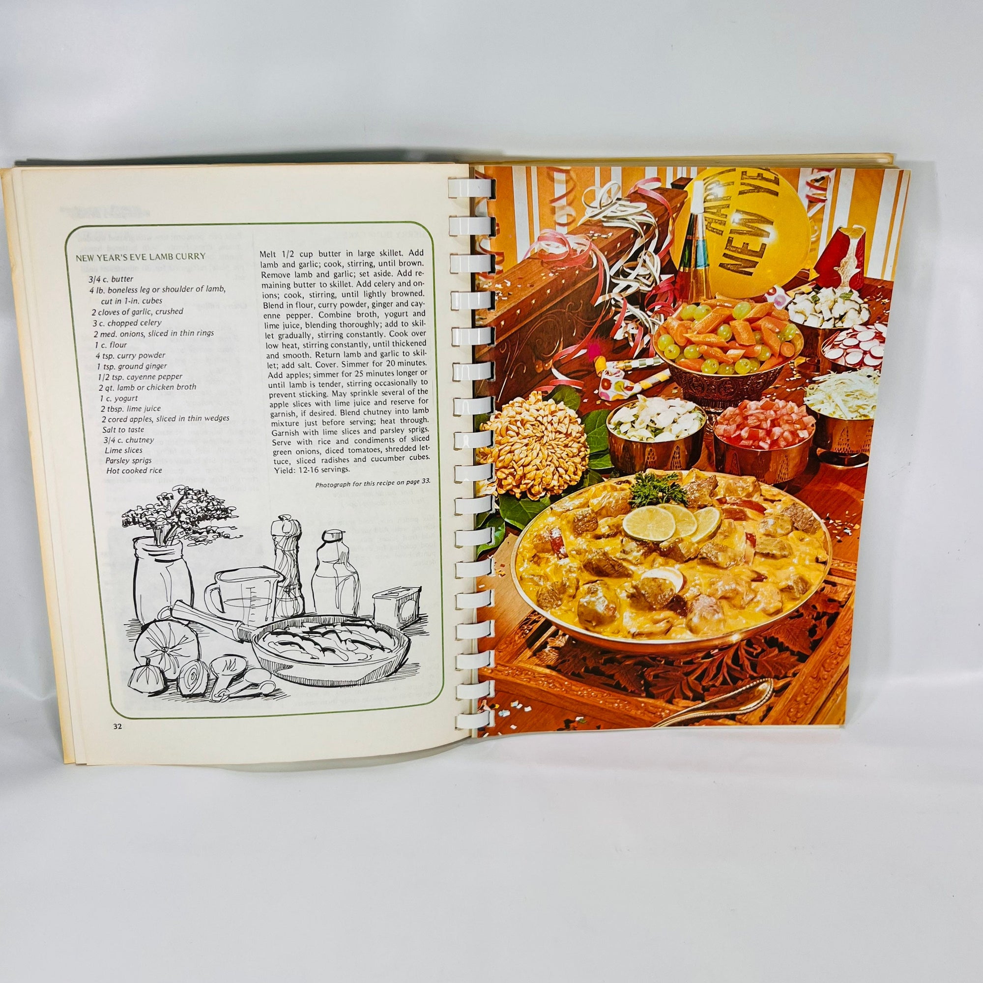 New Holiday Cookbook Favorite Recipes of America Home Economic Teachers 1974 Favorite Recipes Press Vintage Cooking Recipes Spiral Bound