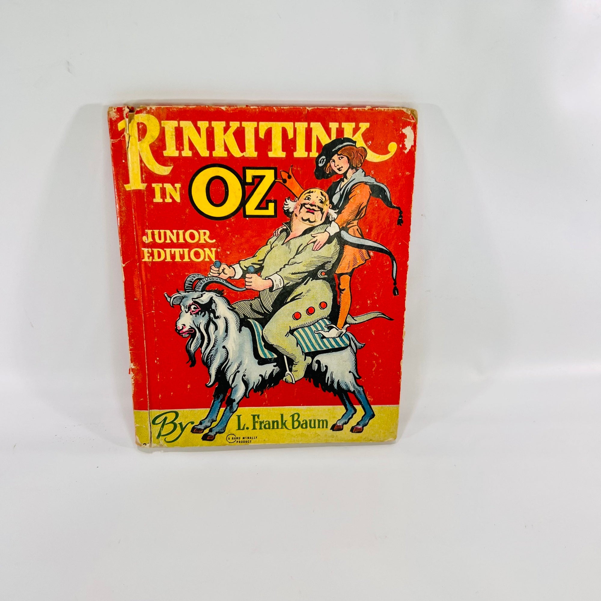Rinkitink in Oz Junior Edition by L. Frank Baum illustrated by John Neill 1939 Rand McNally & Company Vintage Wizard of Oz Childrens Book