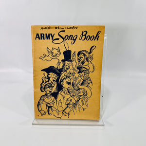 Army Song Book compiled by The Adjutant General's Office 1941 Military Anthems Popular Folk Songs United States Vintage Sheet Music