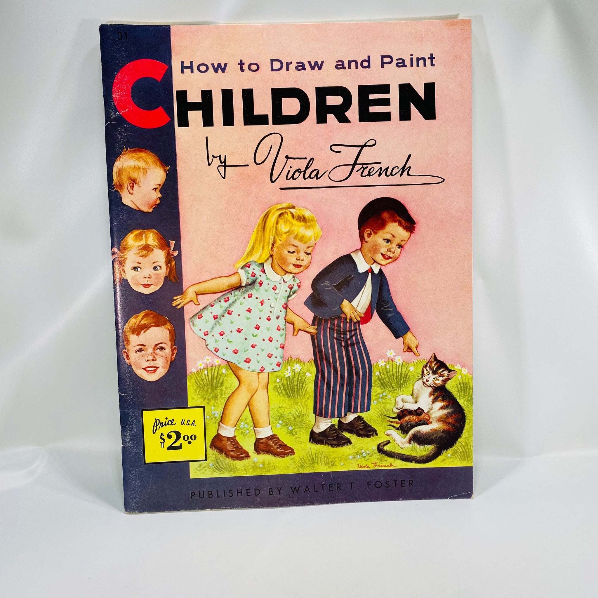 Vintage How To Draw Books By Walter Foster