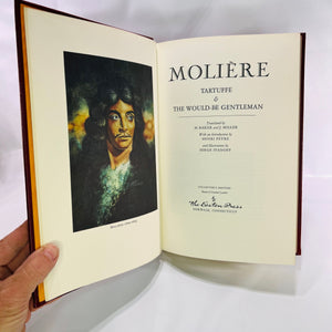 Tartuffe & the Would Be Gentleman 2 Plays by Moliere 1980 Vintage Classic Easton Press 100 Greatest Book Collection Leather Bound Book