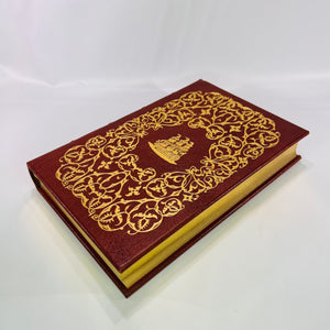 Gulliver's Travels by Jonathan Swift with Wood Engravings 1972 Vintage Classic Easton Press Collectable Leather Bound Book Gold Gilt Pages