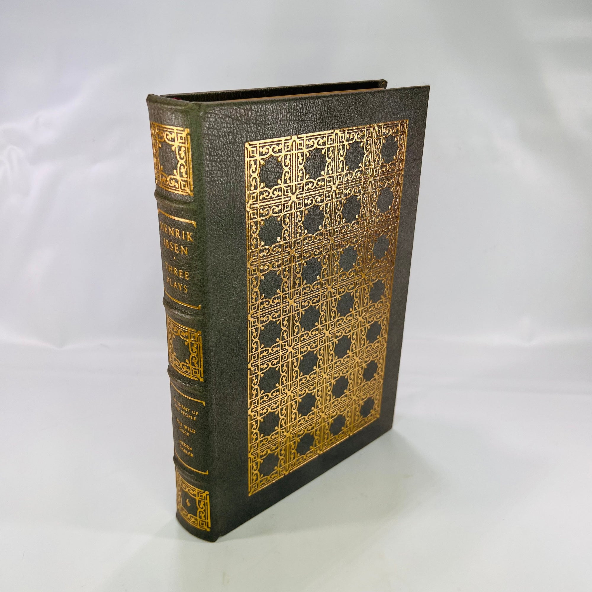 Three Plays of Henrik Ibsen illustrated by Fredrik Matheson 1979 Vintage Classic Easton Press Collectable Leather Bound Book Gold Gilt Pages