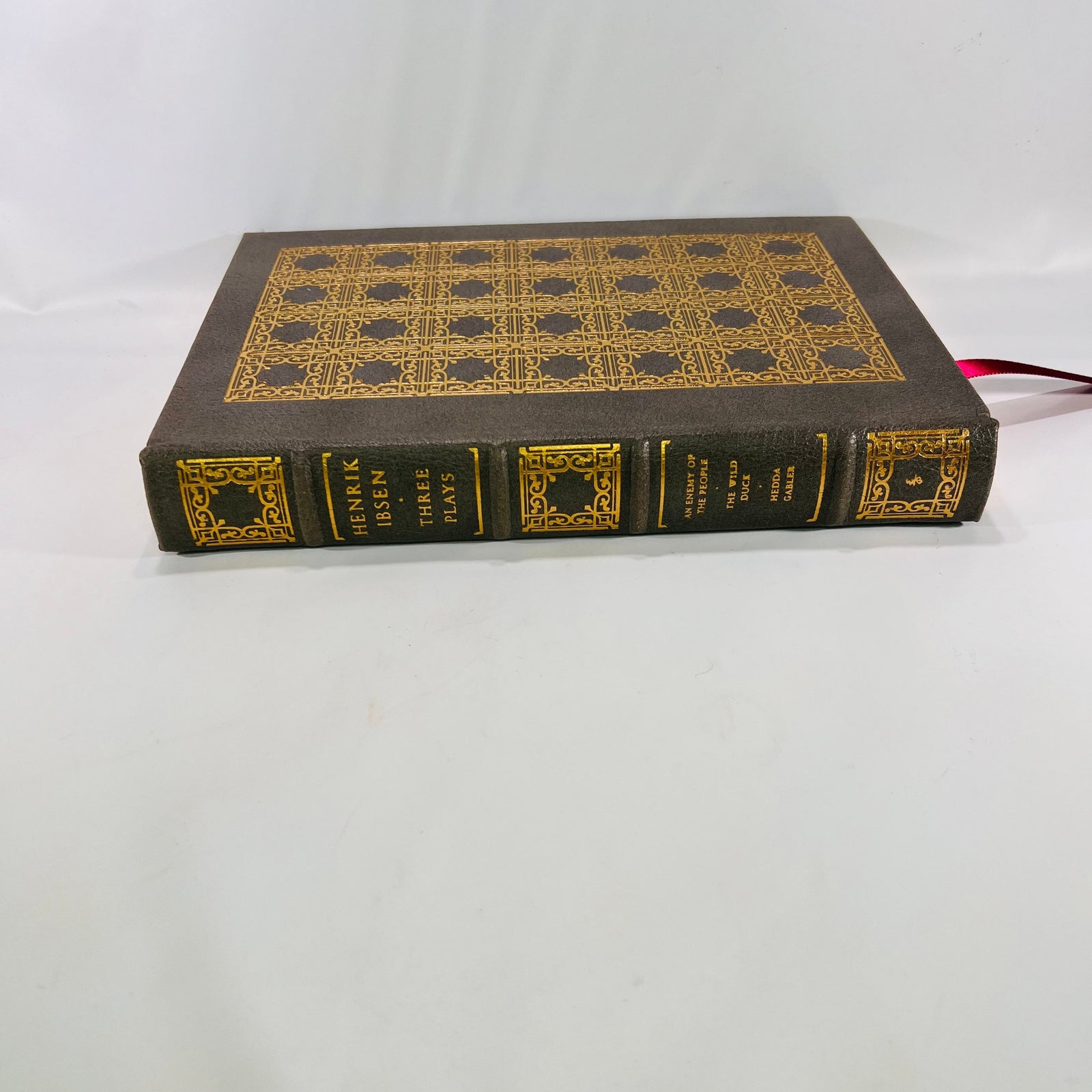 Three Plays of Henrik Ibsen illustrated by Fredrik Matheson 1979 Vintage Classic Easton Press Collectable Leather Bound Book Gold Gilt Pages