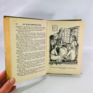 An Old Fashioned Girl by Louisa M. Alcott illustrations by Frances Brundage 1928 Saalfield Publishing Co Every Child Library Vintage Book