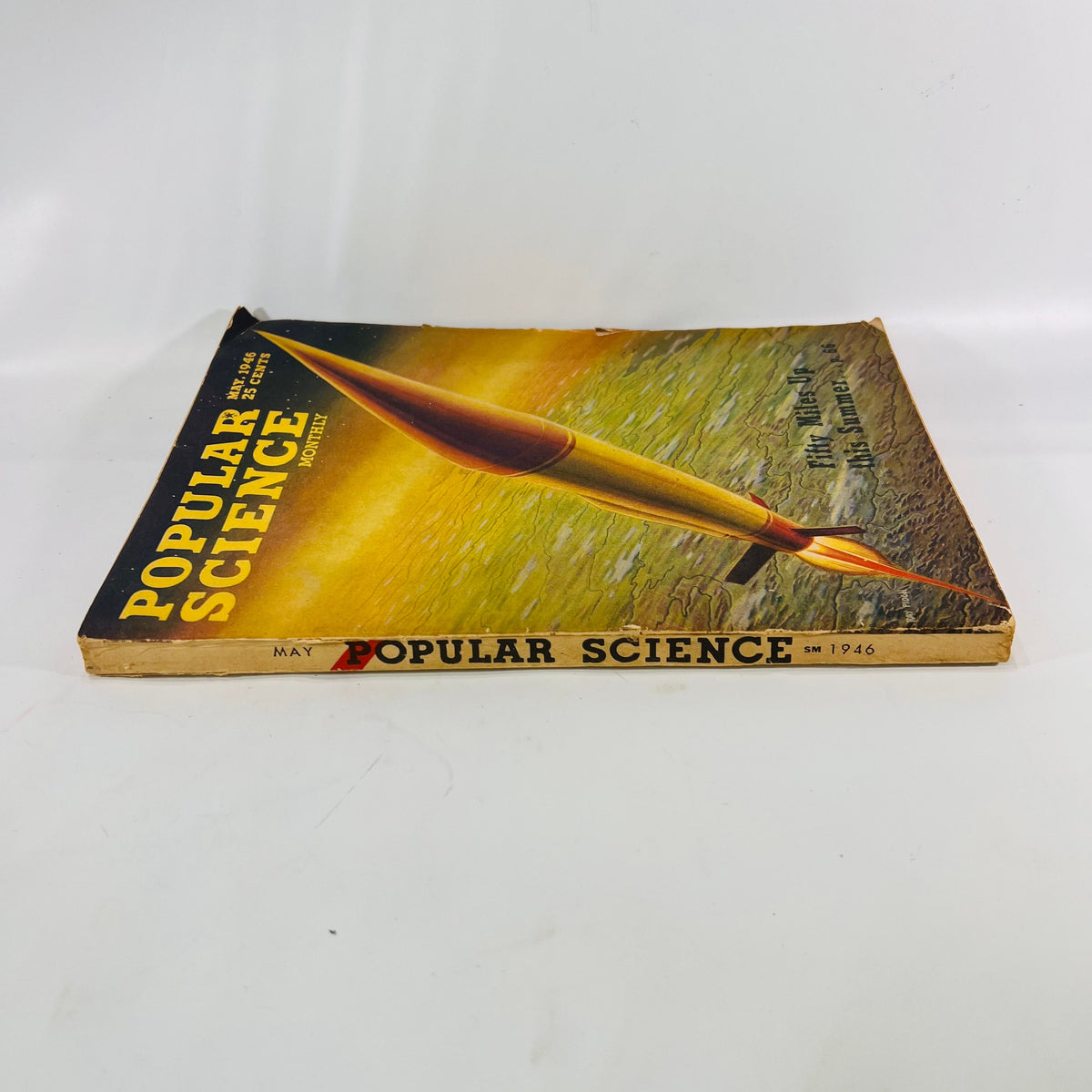 Popular Science Monthly May 1946 Volume 148 Number 5 Cover Art by Ray Pioch Aviation Auto Inventions Shop Craft Vintage Articles Advertising