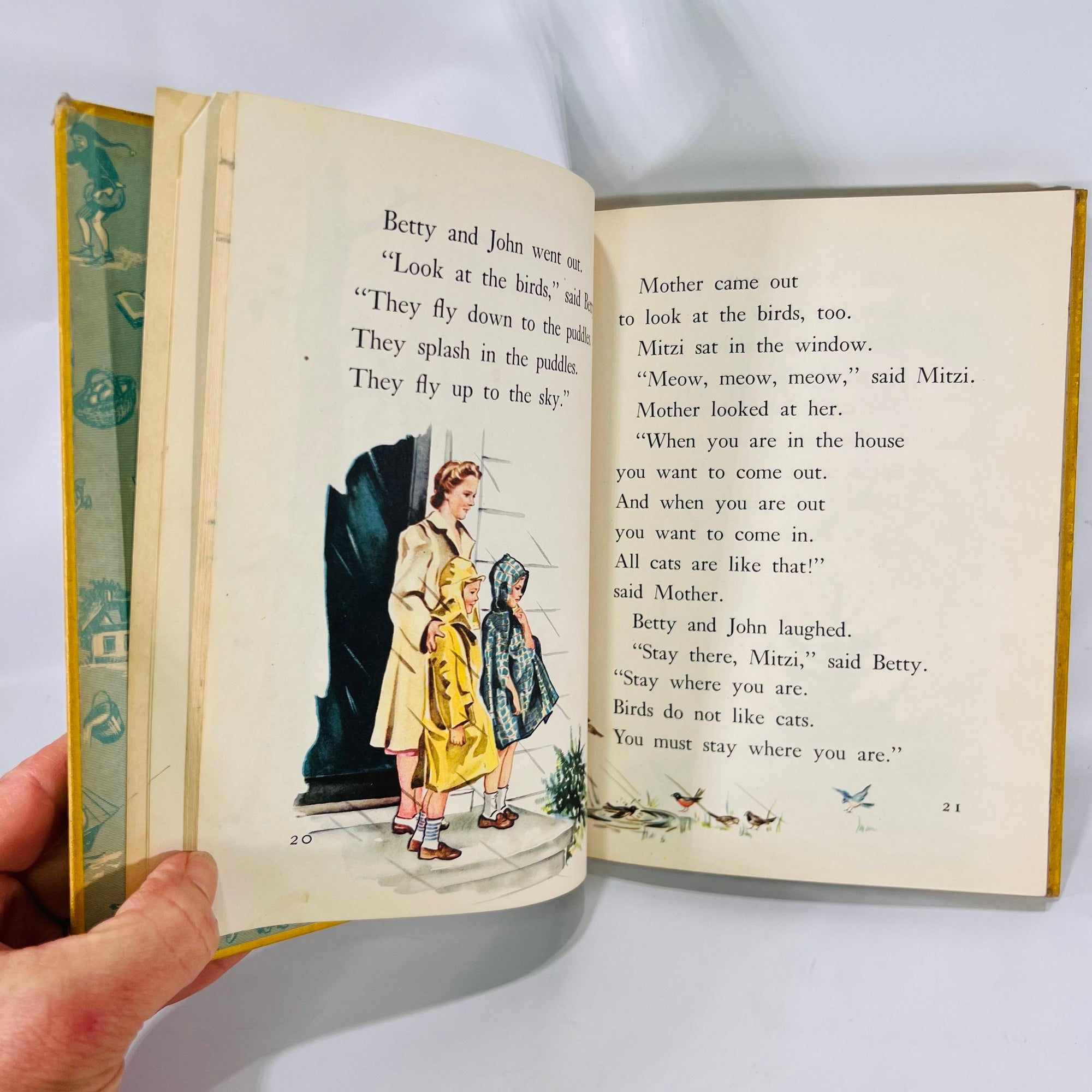 Rain or Shine Primer II by Ardra Soule Wavle illustrations by Ruth Steed 1943 Concordia Publishing Vintage Children's School Reading Primer