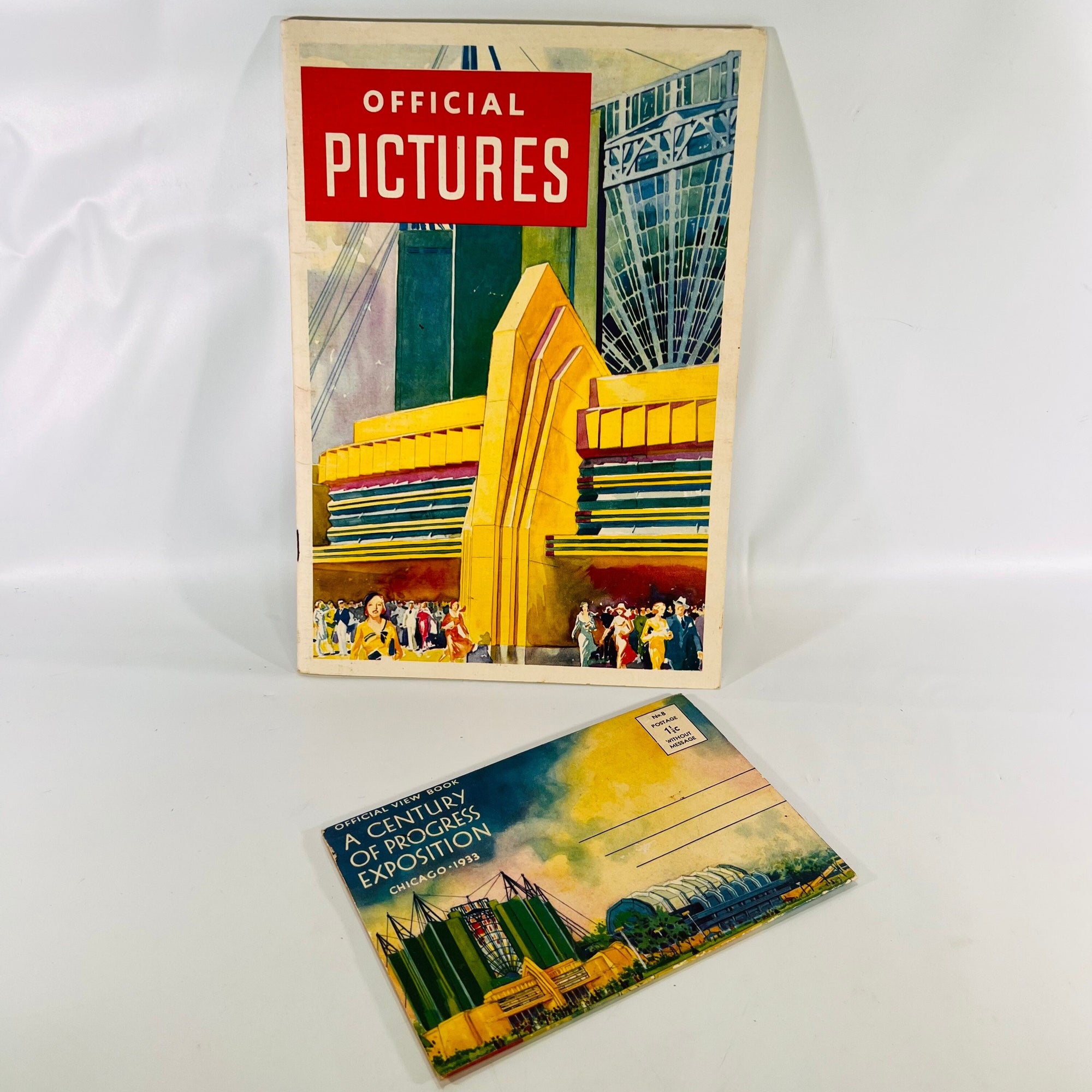 World's Fair Official Pictures & Official View Book A Century of Progress 1933 Reuben H Donnelly Corp Chicago Illinois Vintage Memorabilia