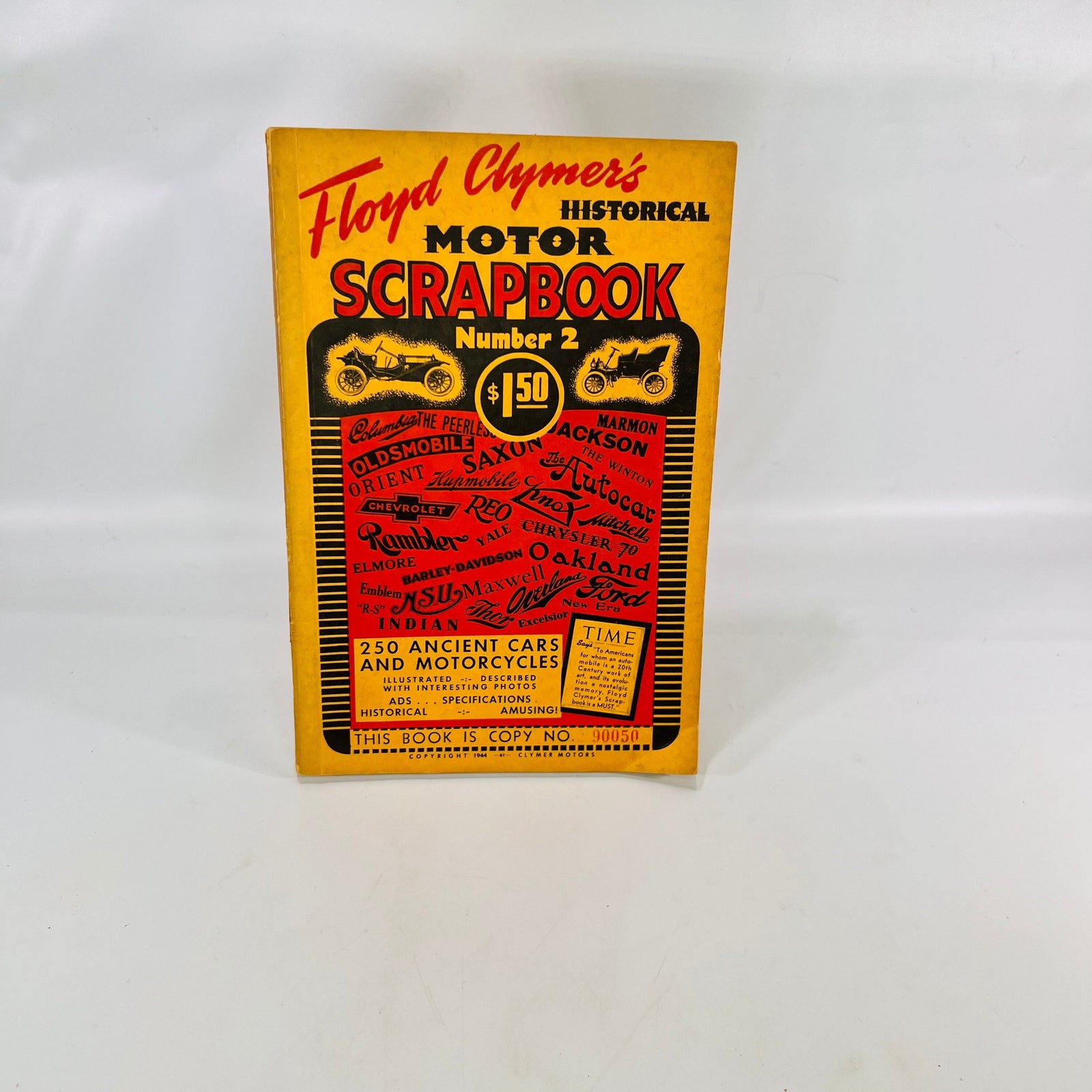 Floyd Clymer's Historical Motor Scrapbook Number Two 1944 Clymer Motors Paperback Vintage Automobile Advertising