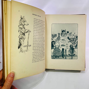 Reynard the Fox pictured by J.J. Mora 1901 Dana Estes & C0. Antique German Classic Childrens's Story Book