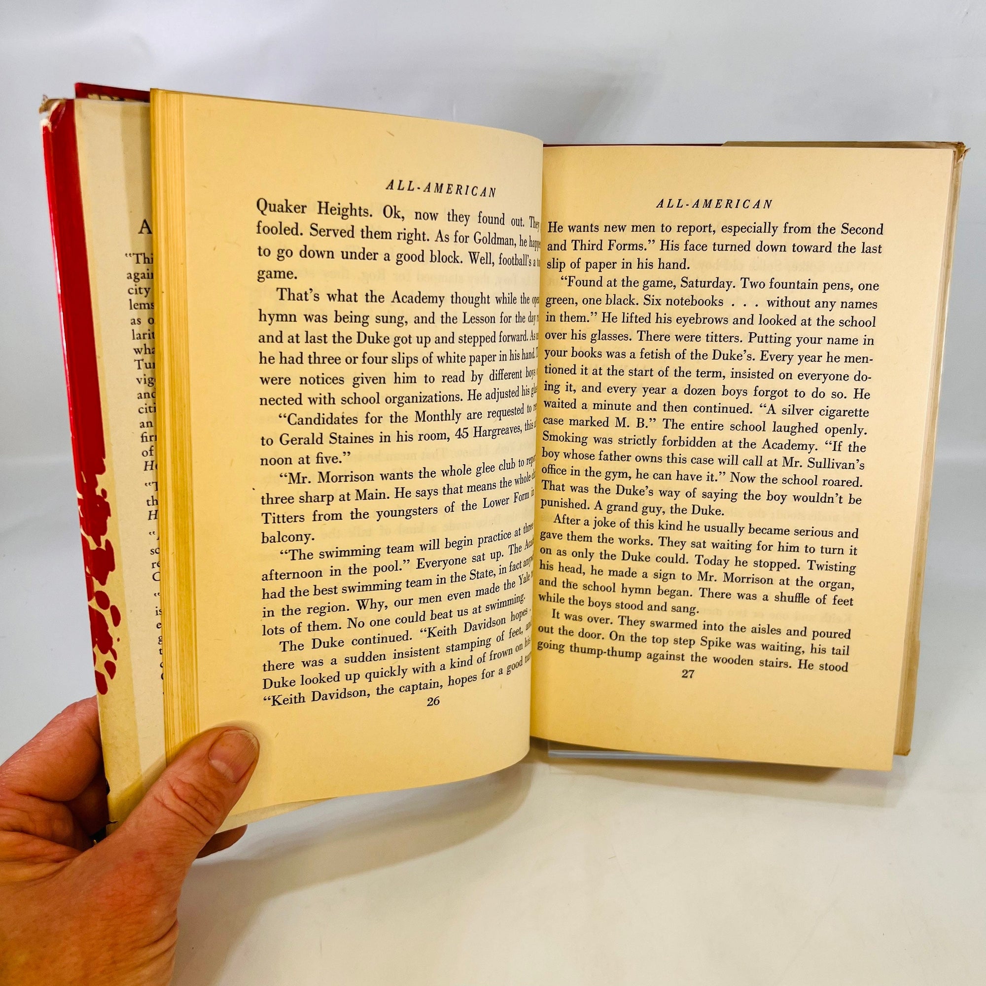 All American by John R. Tunis 1942 Harcourt Brace and Company