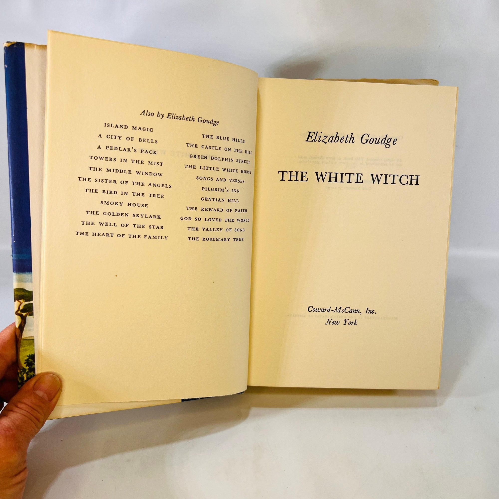 The White Witch by Elizabeth Gouge 1958 Coward-McMann Inc Vintage Historical Fictional Book
