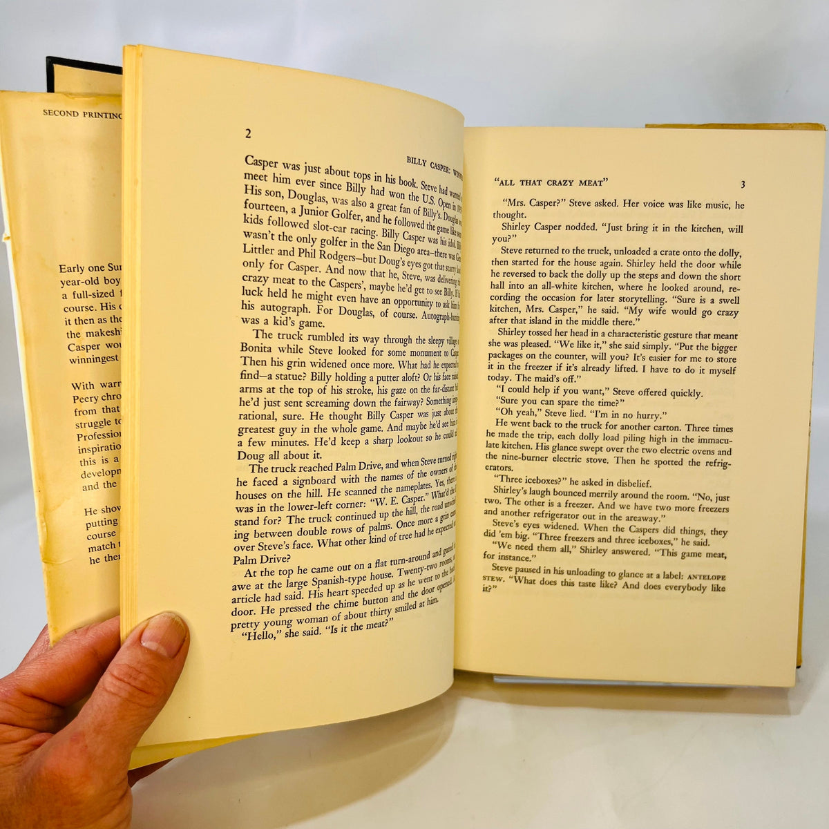 Billy Casper Winner by Paul D. Peery 1970 Prentice-Hall Inc Vintage Book telling the Story of A PGA Tournament Golfer
