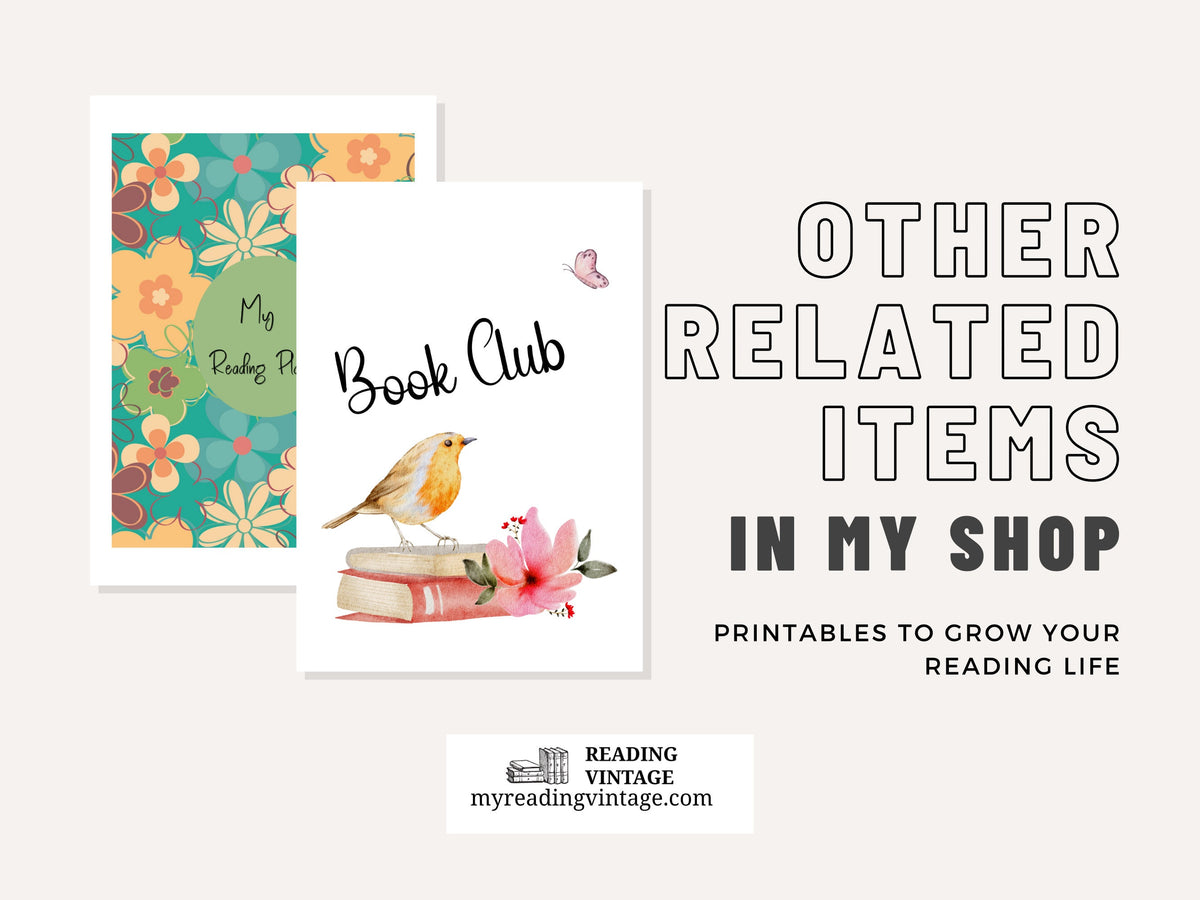 Book Quotes Bundle (Printable Quote Pages for Reading Planners) – Digital Download PDF