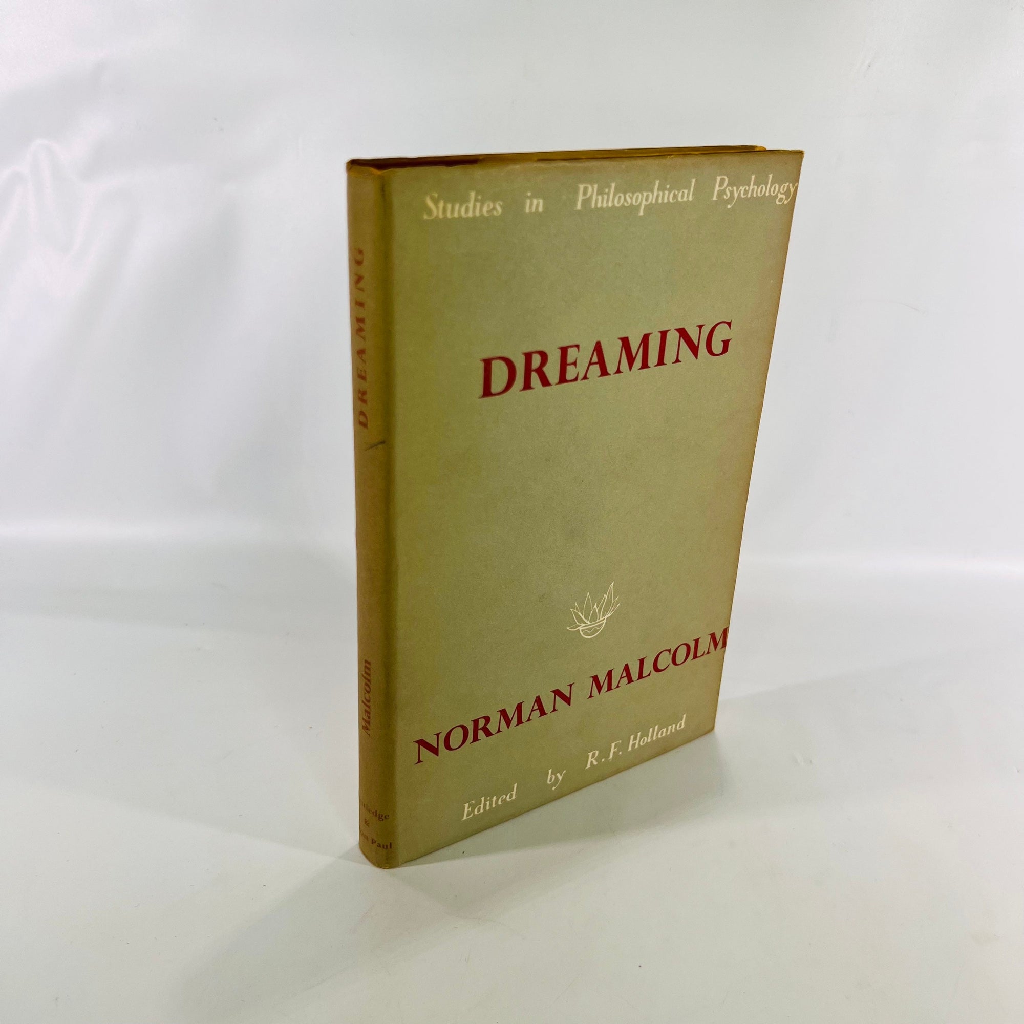 Dreaming Studies in Philosophical Psychology by Norman Malcolm 1962 Humanities Press Vintage Medical Book