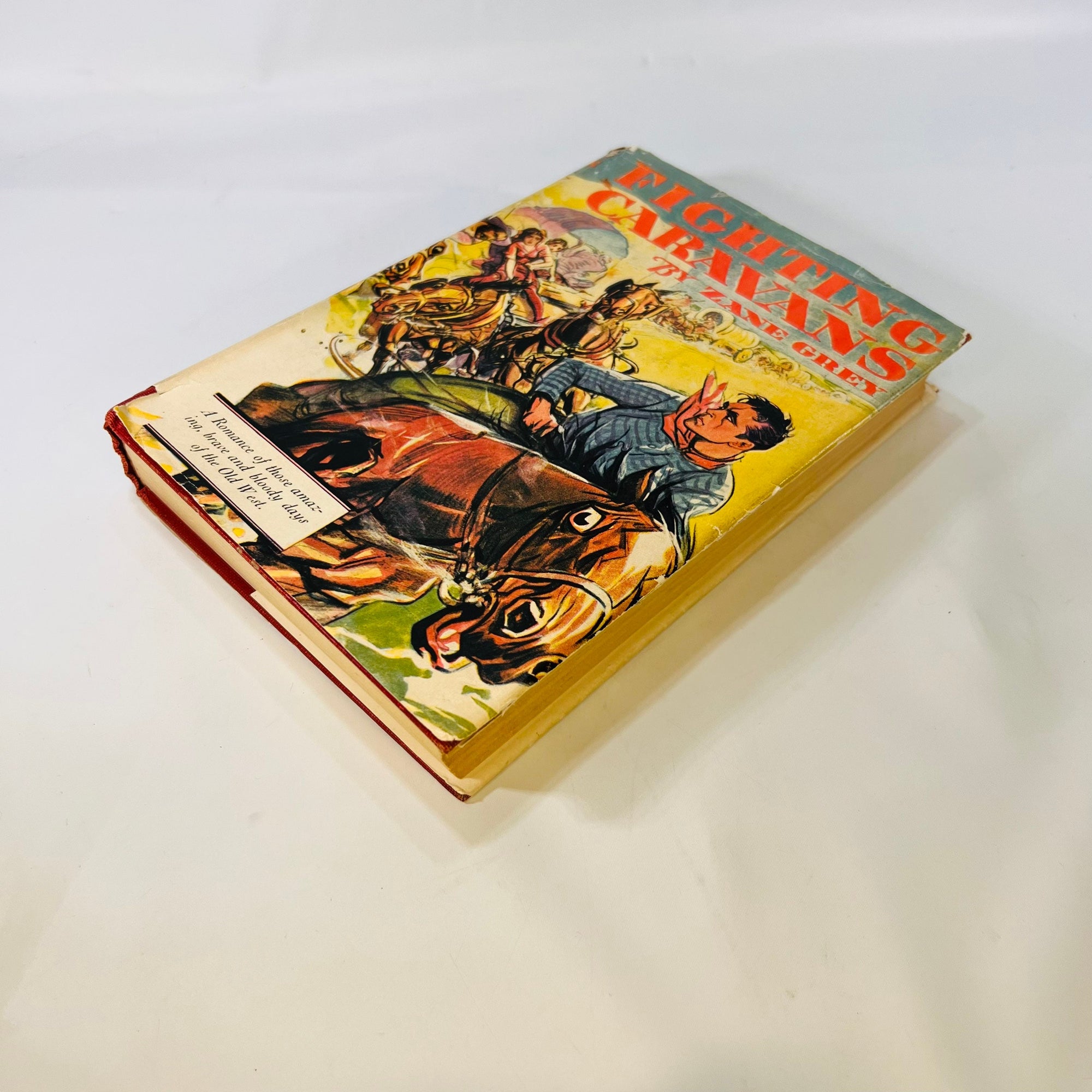 Fighting Caravans by Zane Grey 1929 Grosset & Dunlap Vintage Western Book