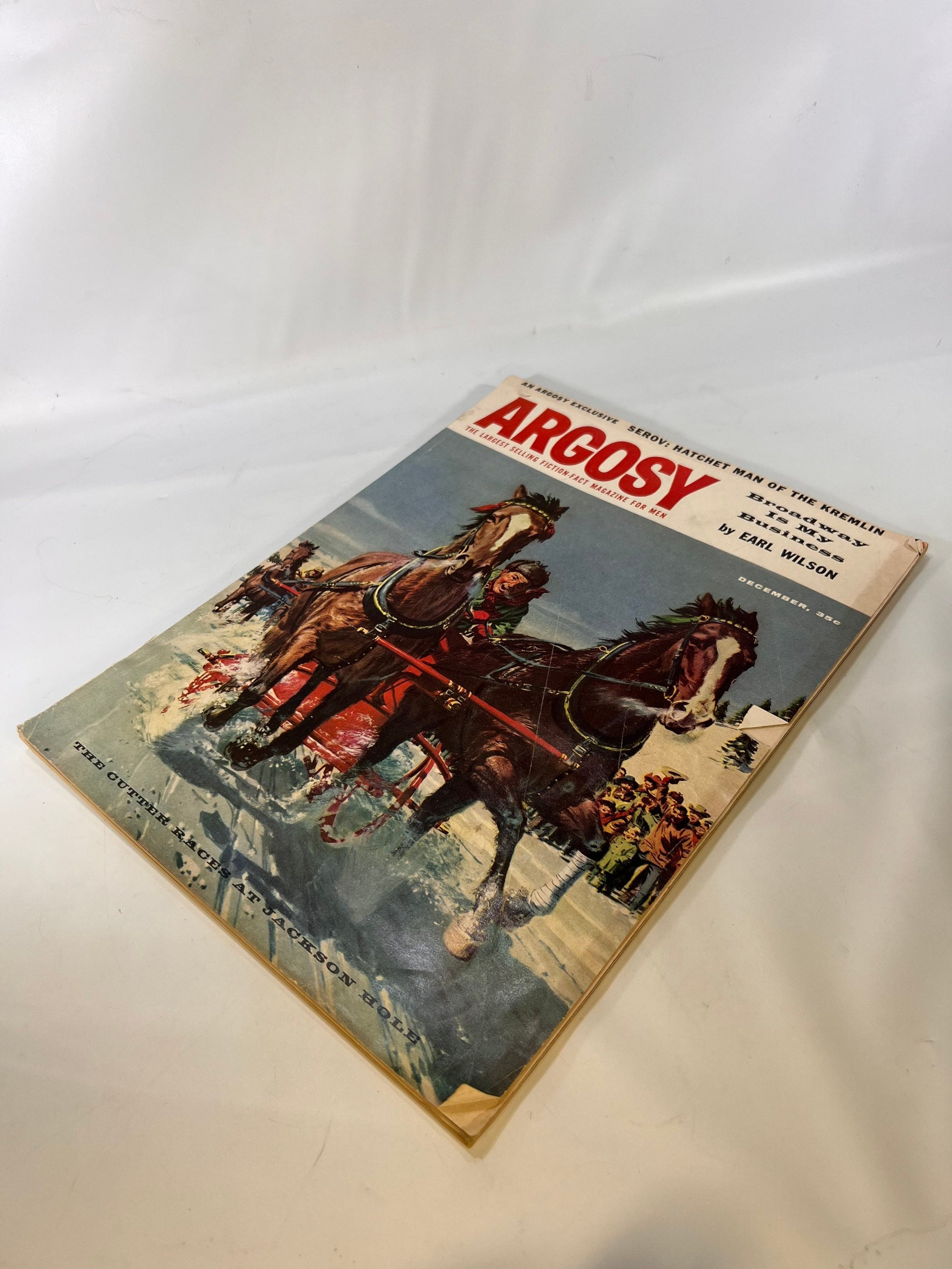 Argosy Fiction Fact Magazine for Men December 1957 Volume 345 Number 6