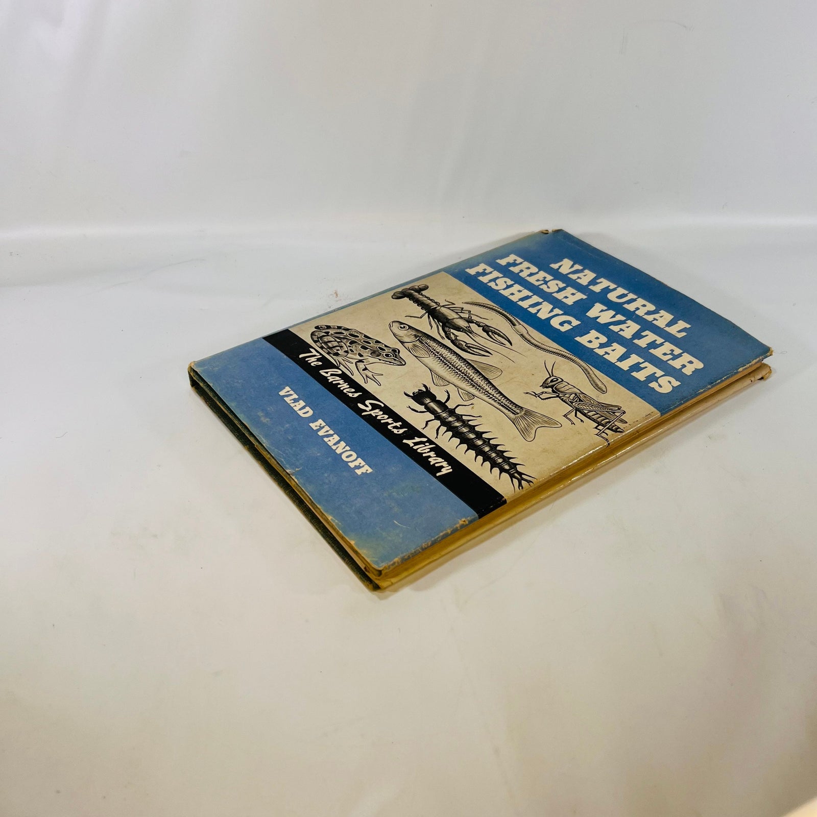 Natural Fresh Water Fishing Baits Vlad Evanoff part of the Barnes Sports Library 1952 Vintage Fishing Tackle Book