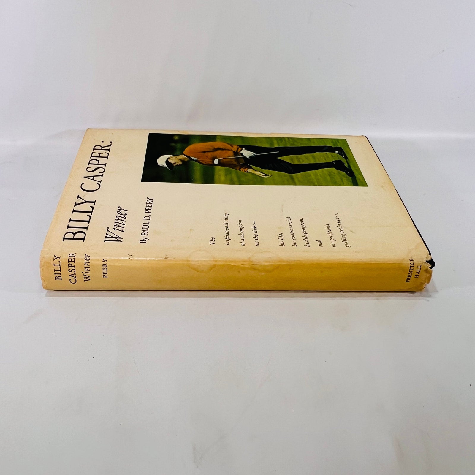 Billy Casper Winner by Paul D. Peery 1970 Prentice-Hall Inc Vintage Book telling the Story of A PGA Tournament Golfer