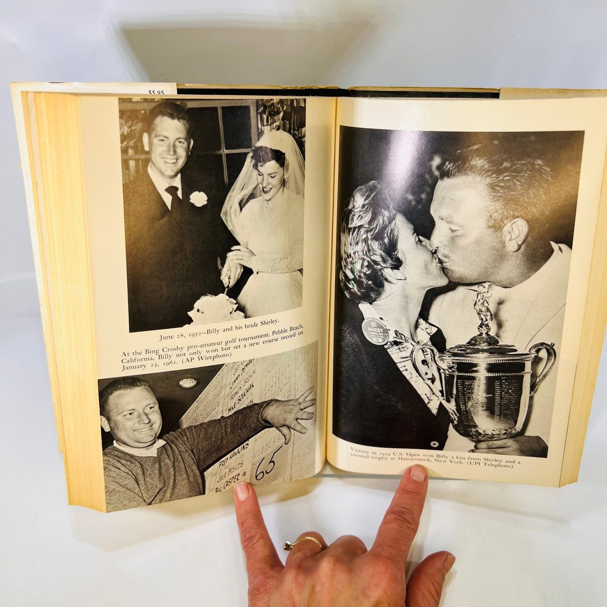Billy Casper Winner by Paul D. Peery 1970 Prentice-Hall Inc Vintage Book telling the Story of A PGA Tournament Golfer
