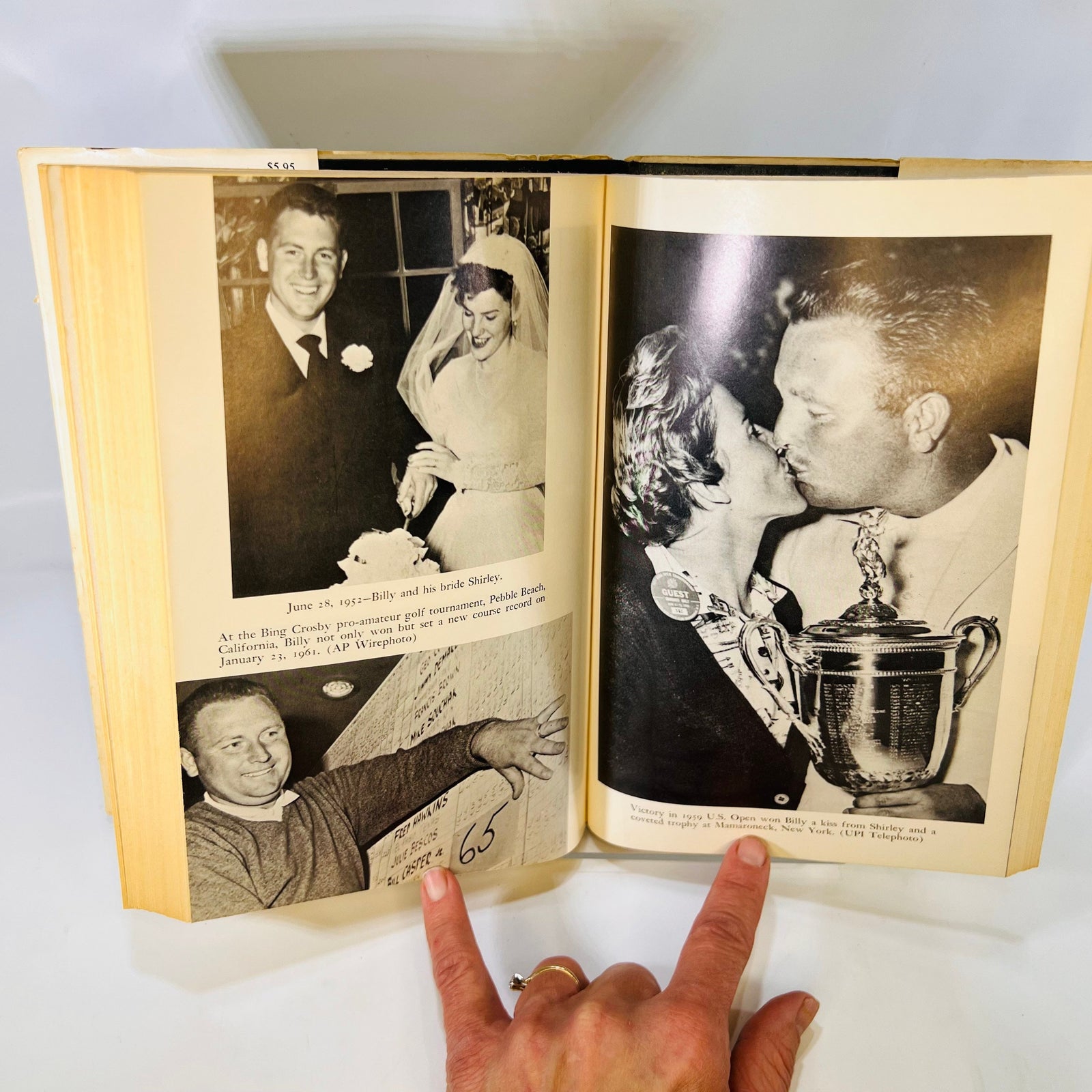 Billy Casper Winner by Paul D. Peery 1970 Prentice-Hall Inc Vintage Book telling the Story of A PGA Tournament Golfer