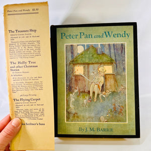 Peter Pan and Wendy by J.M. Barrie illustrated by Mabel Lucie Attwell 1911 Charles  Scribner's Sons Vintage Children's Fairy Tale