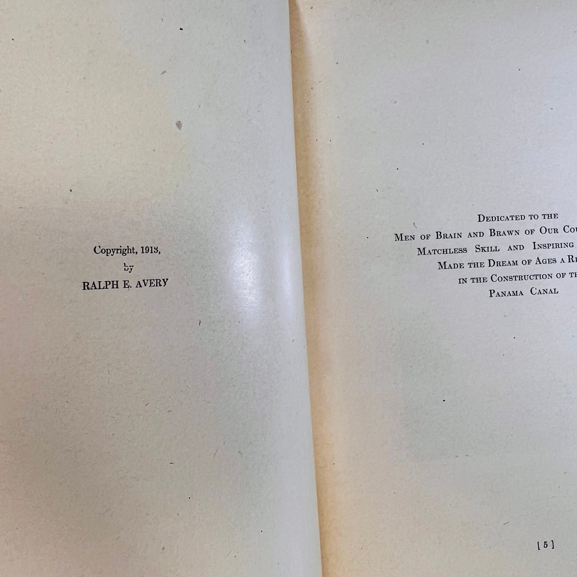 America's Triumph at Panama by Ralph Emmett Avery 1913 Vintage Book History of the Panama Canal