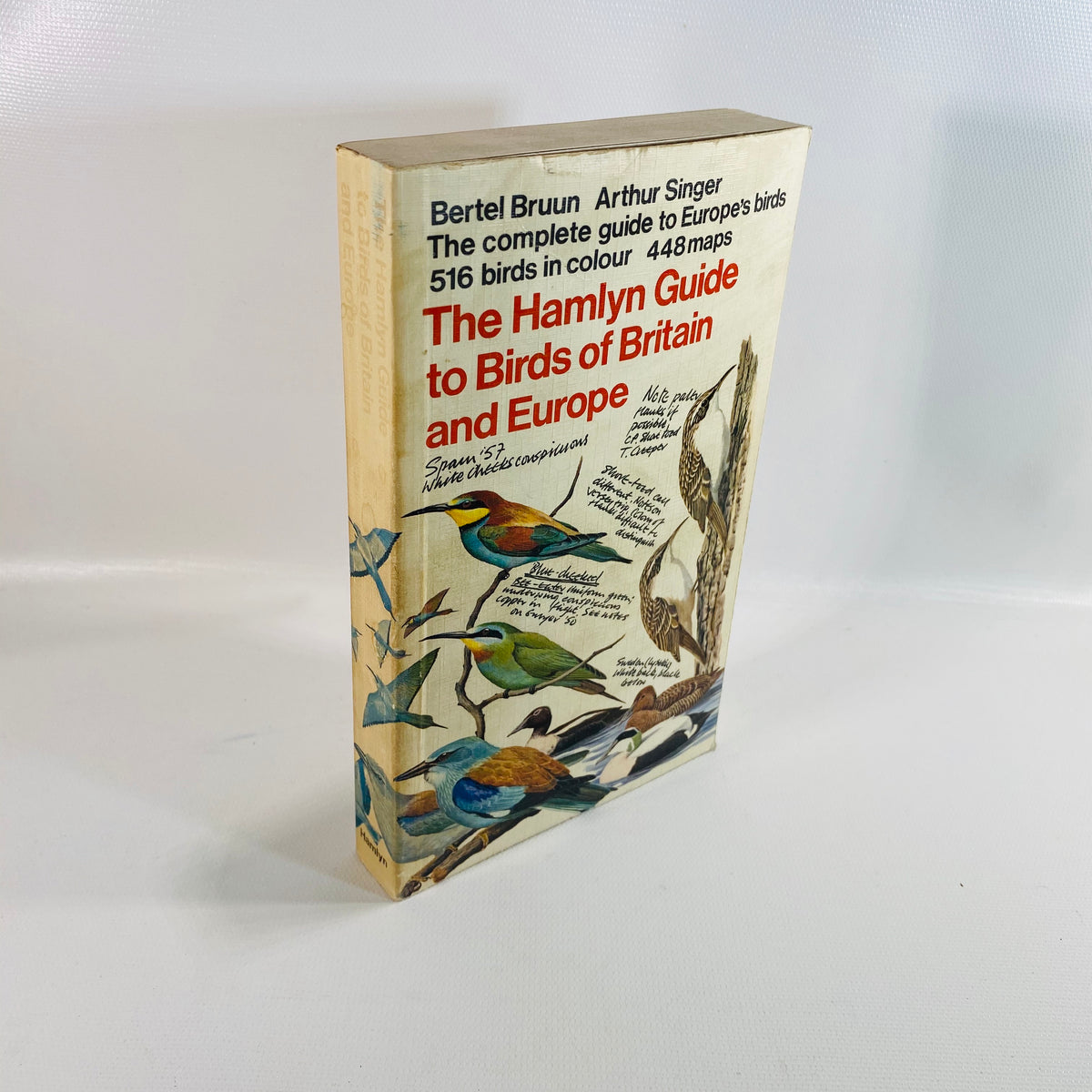 The Hamlyn Guide to Birds of Britain and Europe by Bertel Bruun 1970