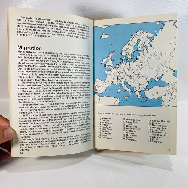 The Hamlyn Guide to Birds Britain & Europe by B Bruun 1970 - Reading ...