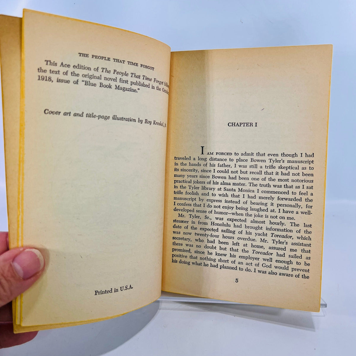 The People that Time Forgot by Edgar Rice Burroughs Ace Books Inc. F-220
