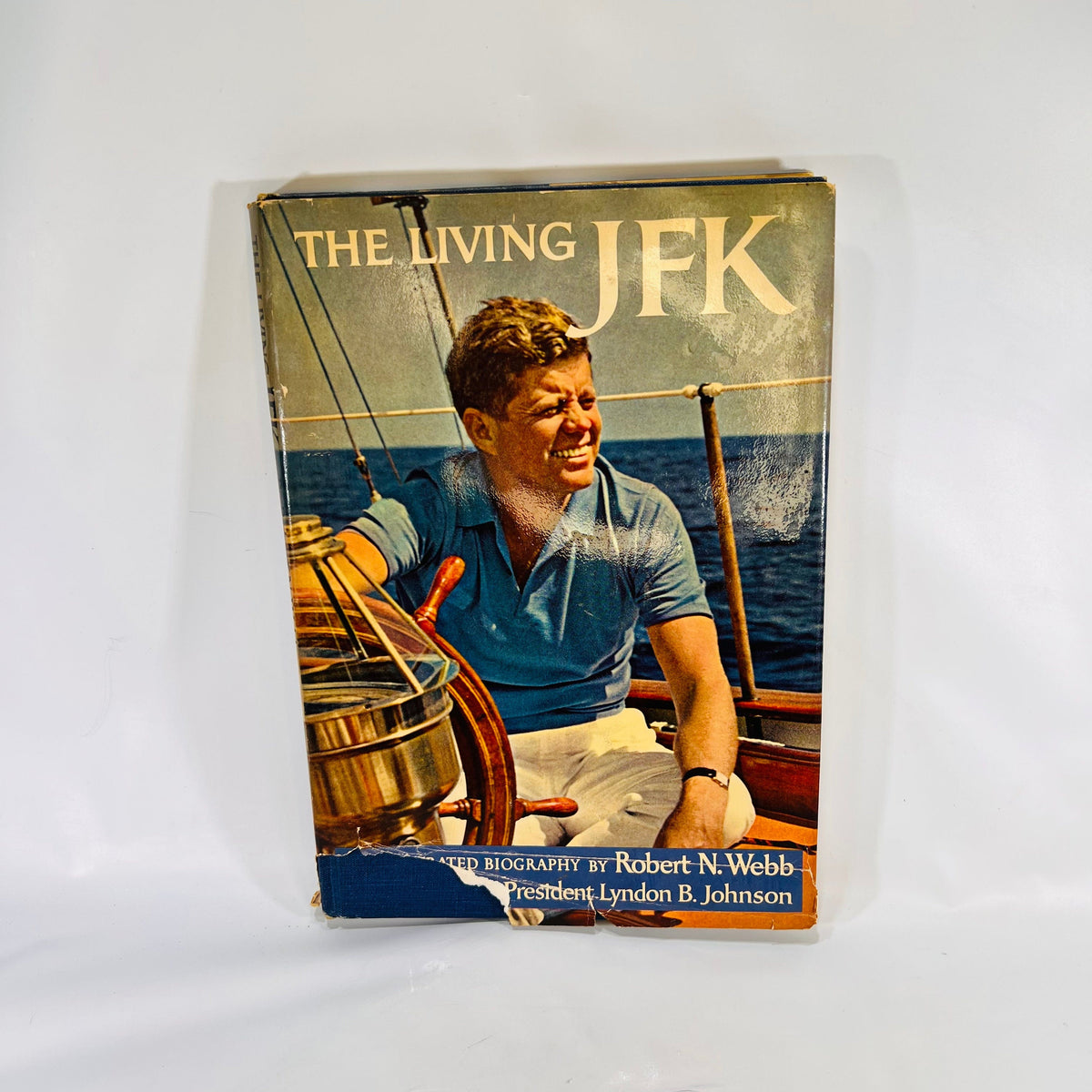 The Living JFK by Robert N. Webb 1964 Grosset &amp; Dunlop Vintage Book