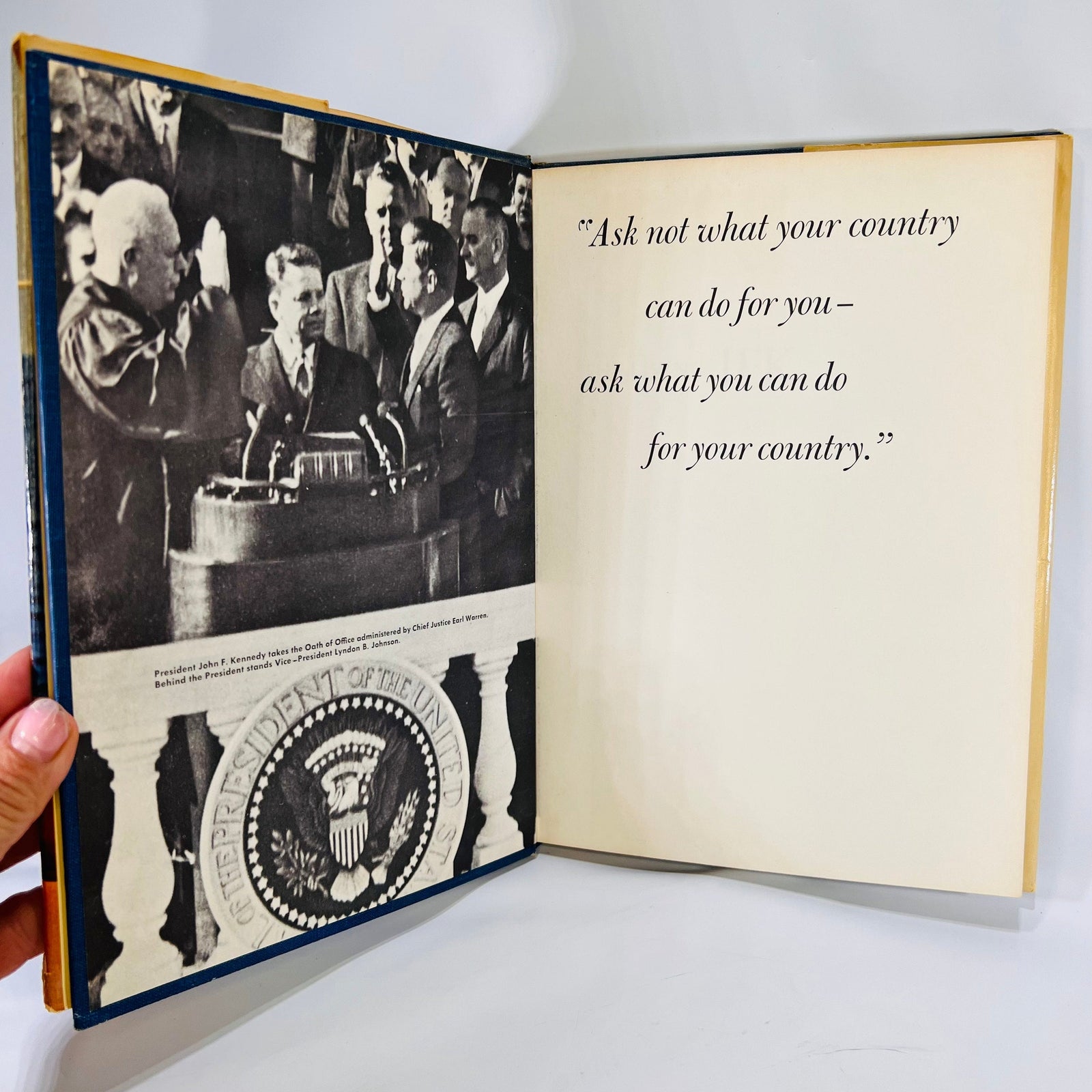 The Living JFK by Robert N. Webb 1964 Grosset & Dunlop Vintage Book